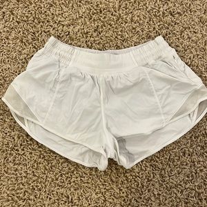 Lululemon White Shorts Size 4